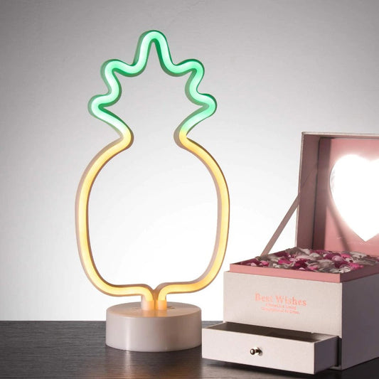 Pineapple Neon LED Night Light - Budget Mart