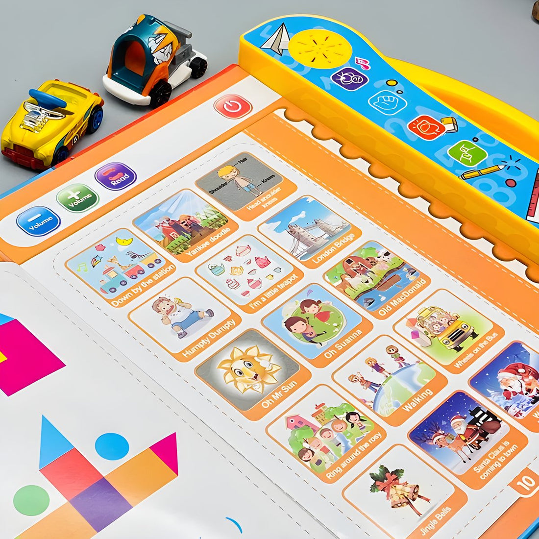 Intelligence book nursery rhymes page