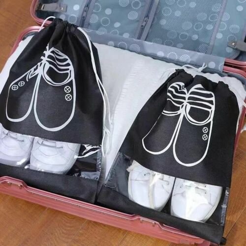 1 pcs Shoes Storage Bag Closet Organizer Travel Portable Waterproof Pocket - Budget Mart