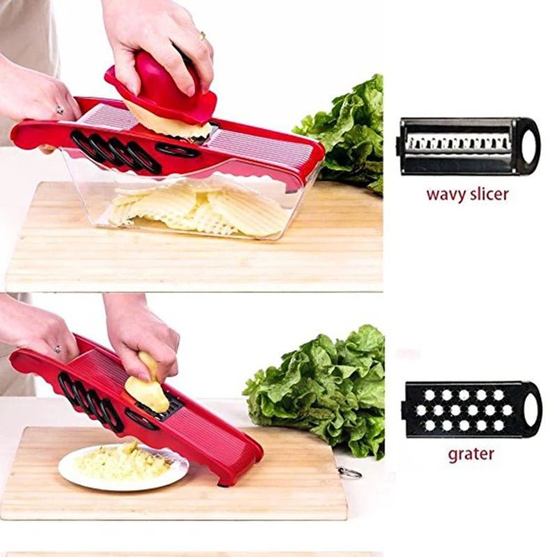 10 in 1 Vegetable Cutter Mandoline Slicer - Budget Mart