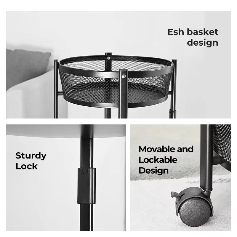 Multipurpose 3 Layer Metal Storage Rack