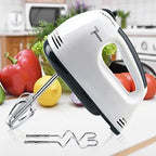 Electric Egg Beater - 7-Speed Adjustable