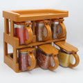 6pcs Spice Rack with Spoon - Budget Mart