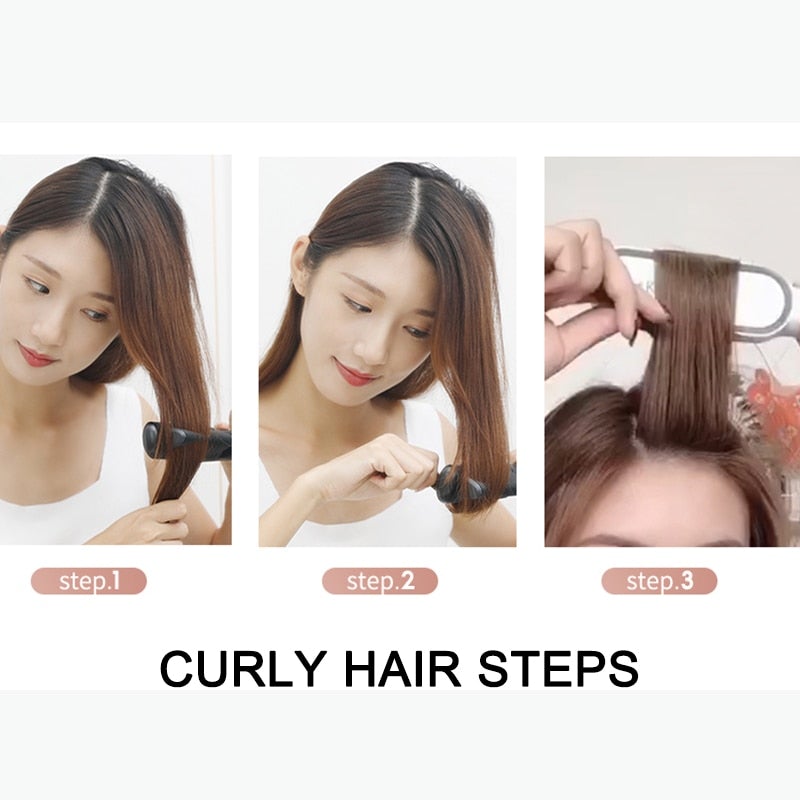 909 Hair Straightener - Ceramic Heated Hair Brush - Budget Mart