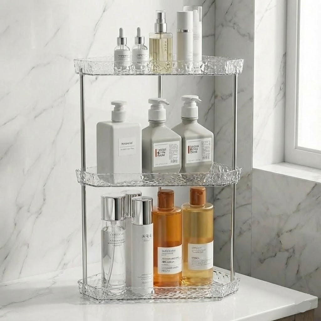 Multipurpose Triangle Acrylic Storage Rack