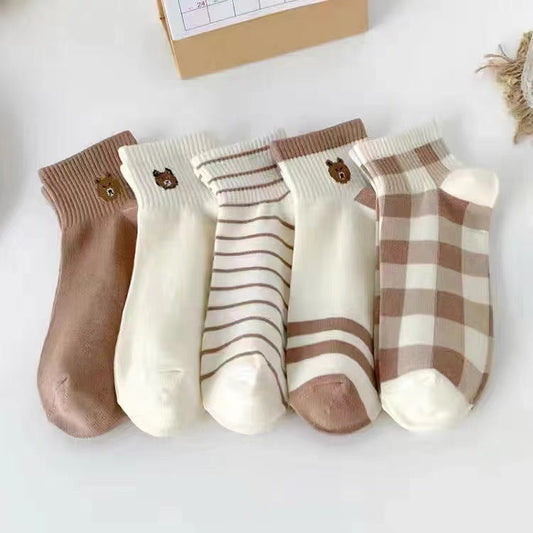 1 Pair Socks Random Design