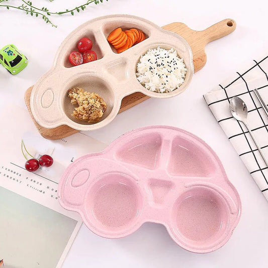 1 Pcs Car Shaped Plate For Kids