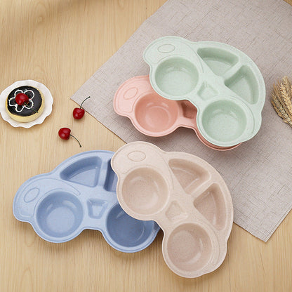 1 Pcs Car Shaped Plate For Kids