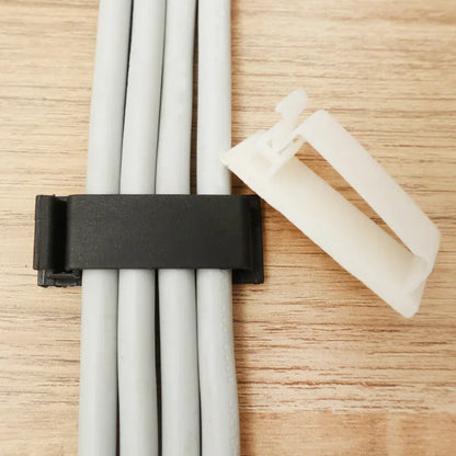 10Pc Adhesive Cable Organizer Clips