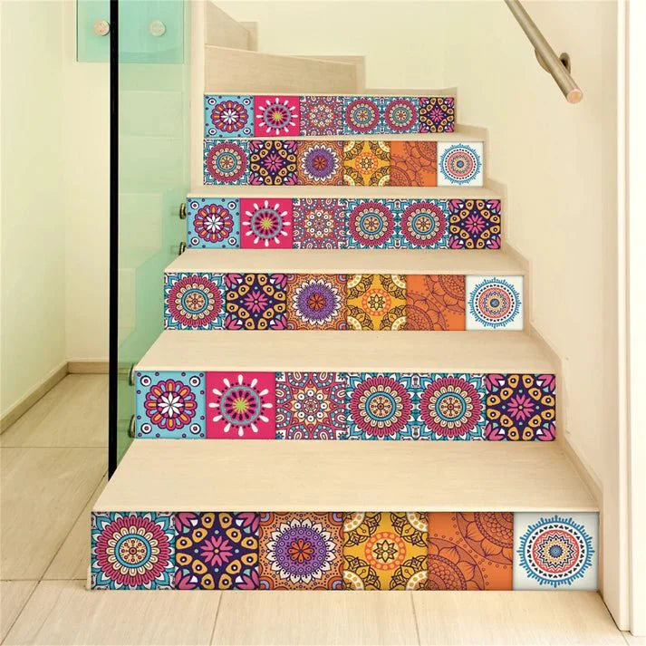 12pcs Self Adhesive Tile Stickers for Home Decor - Budget Mart