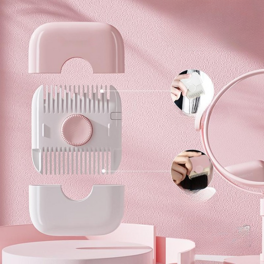 Budget Mart 2 in 1 Trimmer Hair Comb with integrated comb and trimmer features in a sleek design, showcasing its dual functionality.