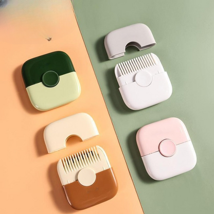 Budget Mart 2 in 1 trimmer hair comb with ergonomic design for easy grooming and styling of hair.