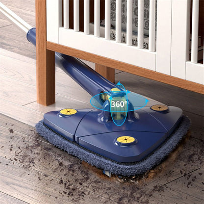 360° Rotatable Adjustable Cleaning Triangle Mop Multipurpose Cleaning Brush. - Budget Mart