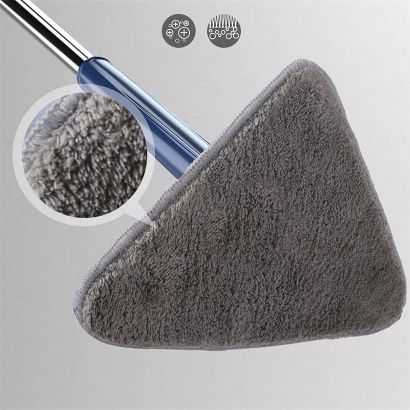 360° Rotatable Adjustable Cleaning Triangle Mop Multipurpose Cleaning Brush. - Budget Mart