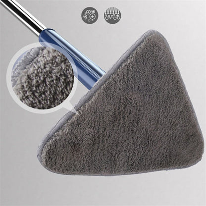 360° Rotatable Adjustable Cleaning Triangle Mop Multipurpose Cleaning Brush. - Budget Mart