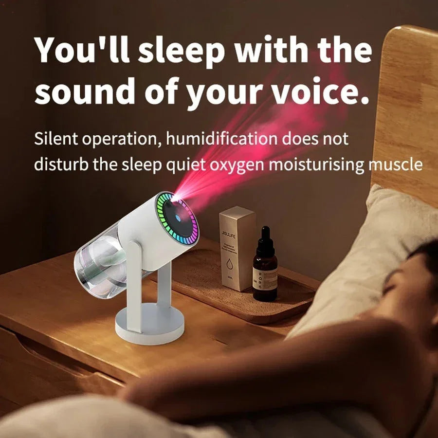 360 Rotatable Air Humidifier with Star Projector - Budget Mart