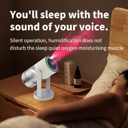 360 Rotatable Air Humidifier with Star Projector - Budget Mart