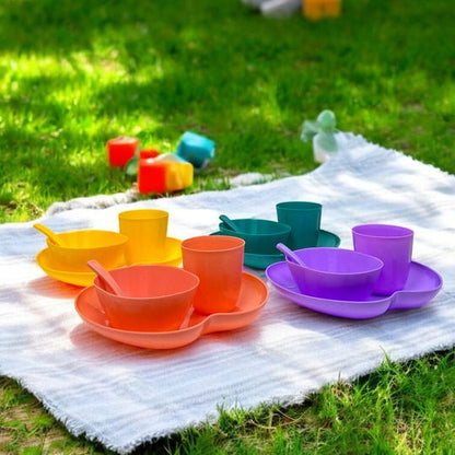 4 In 1 Kids Plastic Dinner Set - Budget Mart