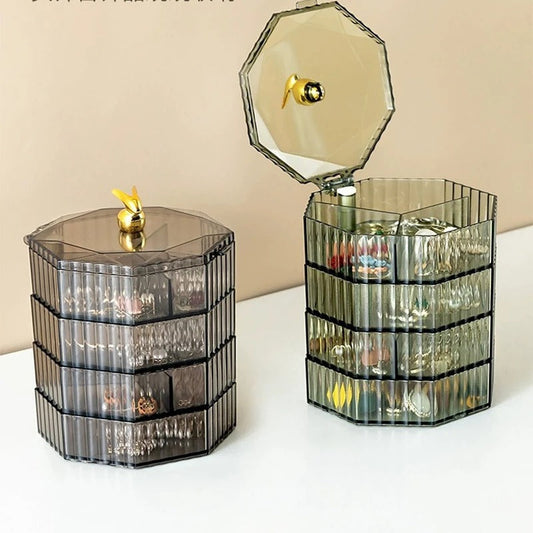 4 Layer Rotating Jewelry Storage Organizer - Budget Mart