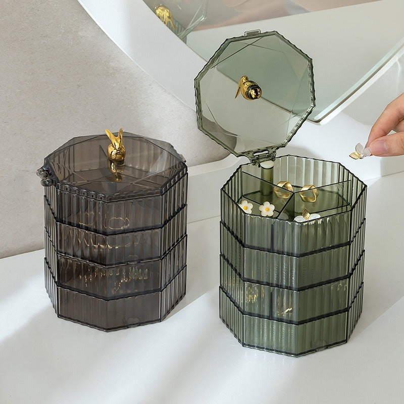 4 Layer Rotating Jewelry Storage Organizer - Budget Mart