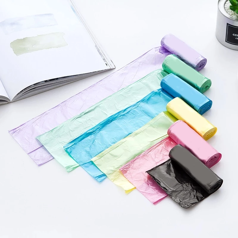 5 Rolls 1 Pack 100Pcs Household Disposable Trash Pouch.