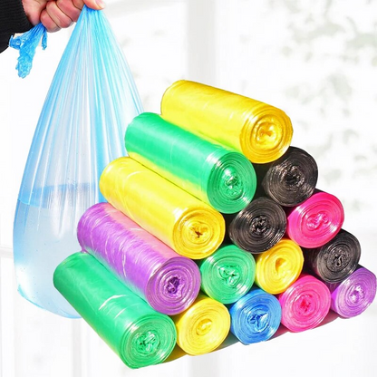 5 Rolls 1 Pack 100Pcs Household Disposable Trash Pouch.