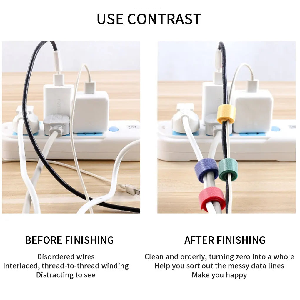 5Pc Cable Organizer Ties