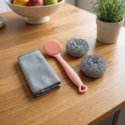 5PCs Kitchen Cleaning Sponge Set - Budget Mart