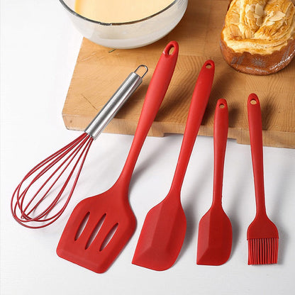 5PCS Silicon Cooking Utensil Set - Budget Mart