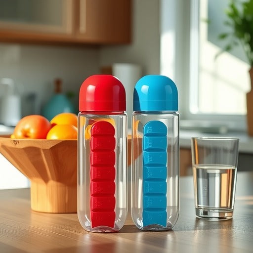 7 Grid Creative Medicine Box with Water Bottle - Budget Mart