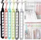 9 Hole Magic Rotating Hanger | Smart Cloth Organizer - Budget Mart