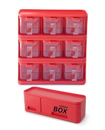 9 In 1 Crystal Spice Storage Jar