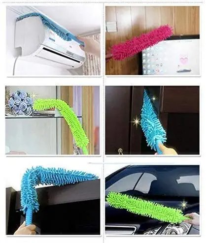 Adjustable & Foldable Microfiber Cleaning Duster for Multipurpose use - Budget Mart