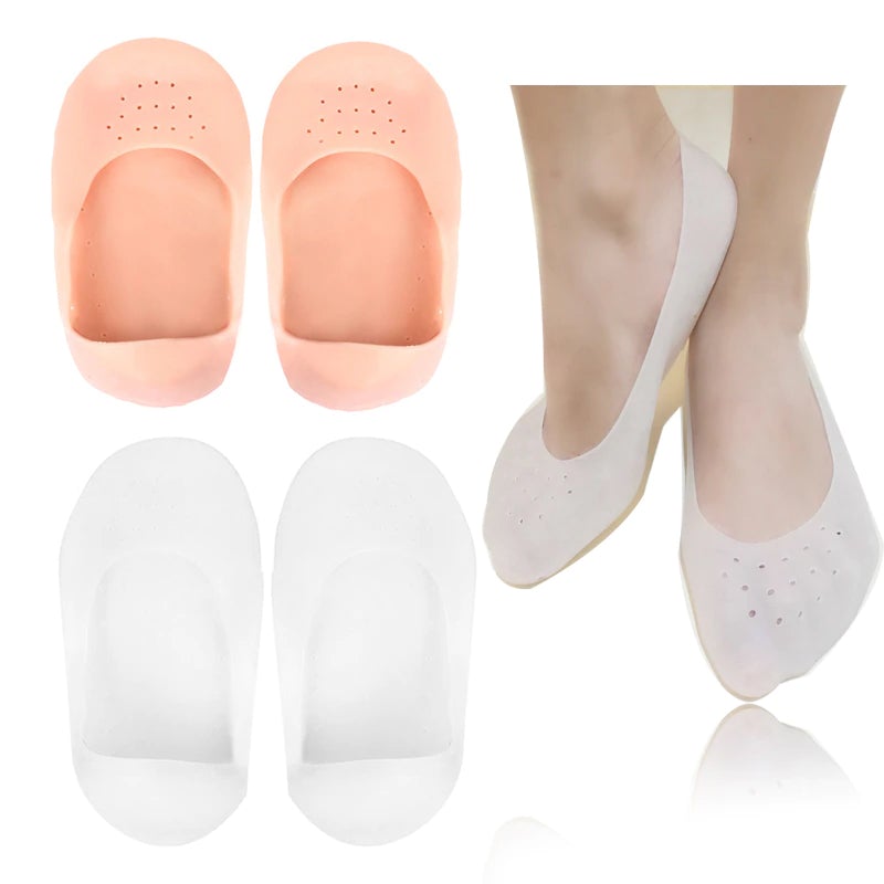 Anti-Crack Heel Silicone Full Socks