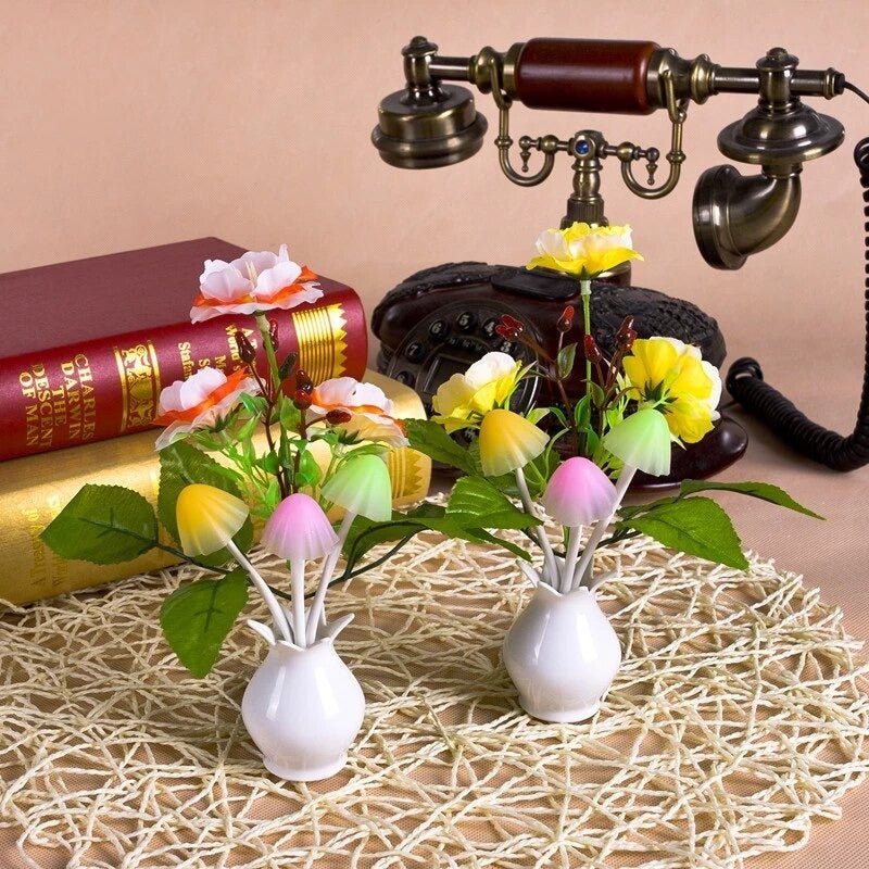Big Mushroom Style Motion Sensor LED Decoration Light - Budget Mart