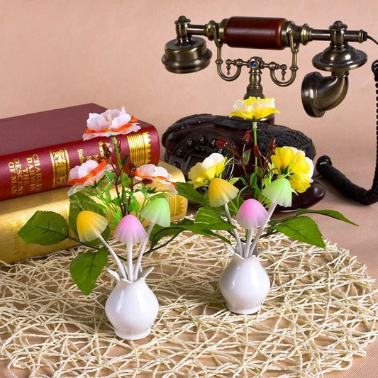 Big Mushroom Style Motion Sensor LED Decoration Light - Budget Mart