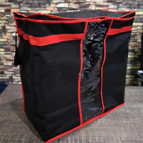 Black Storage Oraganizer Bag for Multipurpose Use - Budget Mart