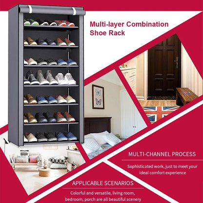 Cabinet Shoes Organizer With Dust Proof Cover
