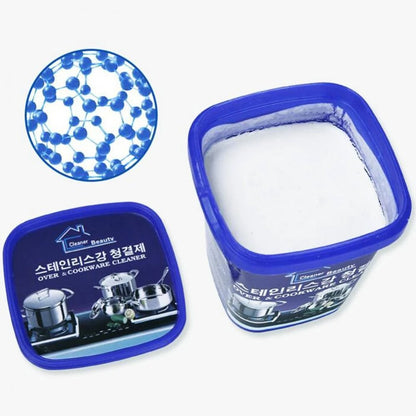 Stainless Steel Cleaning Paste Remove Stains Multi-Purpose Cleaner Home Kitchen Bathroom Accessories - Budget Mart