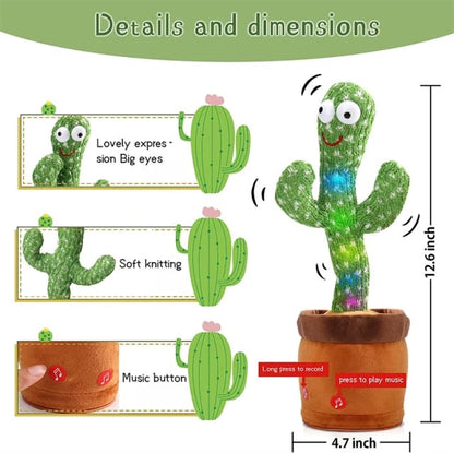 Dancing and Talking Cactus Toy for Kids - Budget Mart