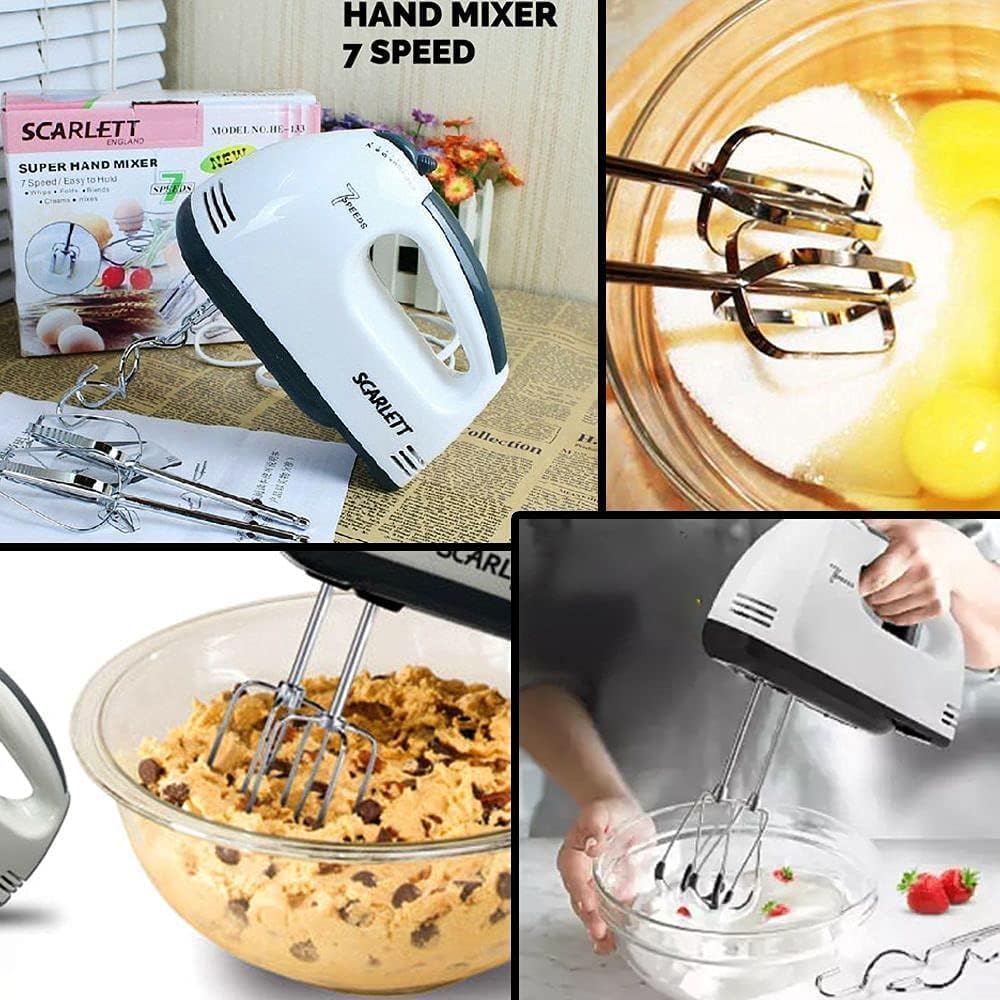 Electric Egg Beater - 7-Speed Adjustable