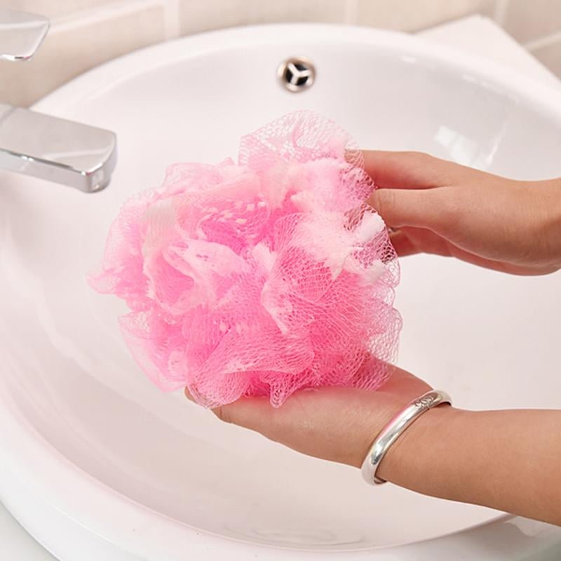 1Pc Flower Bath Body Scrubber Rub. - Budget Mart