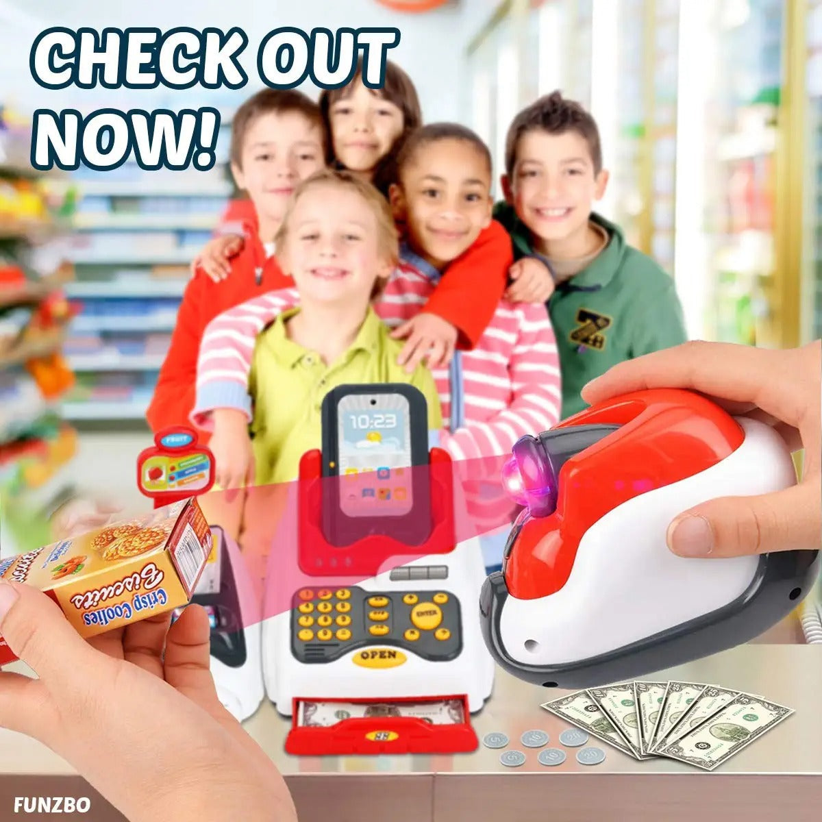 Grocery Store Pretend Play Toy Set - Budget Mart