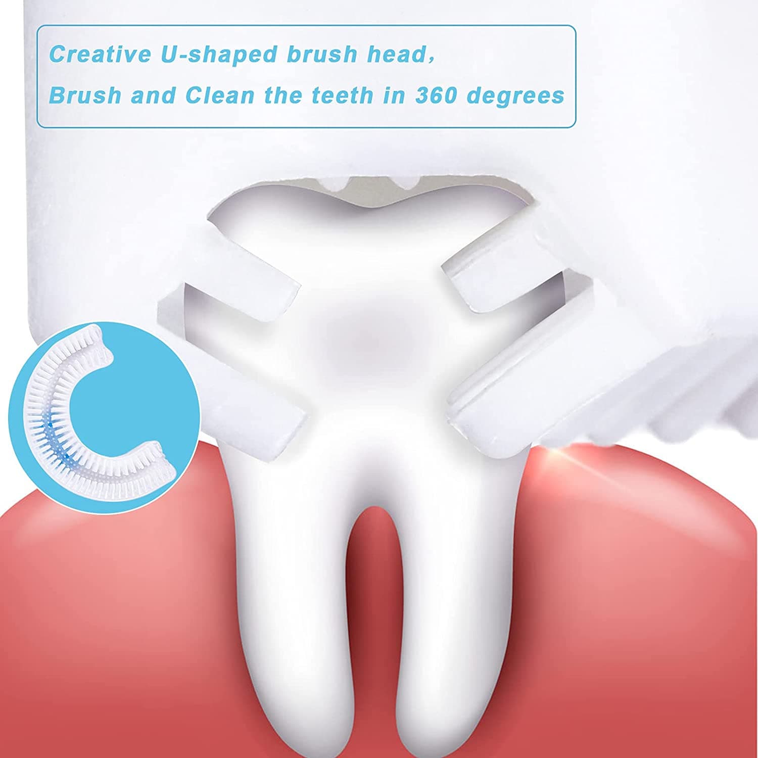 High Quality Ushape Toothbrush for Kids. - Budget Mart