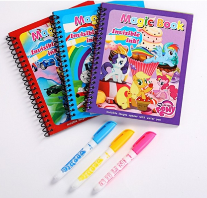 Magic Colouring Book Invisible Ink.