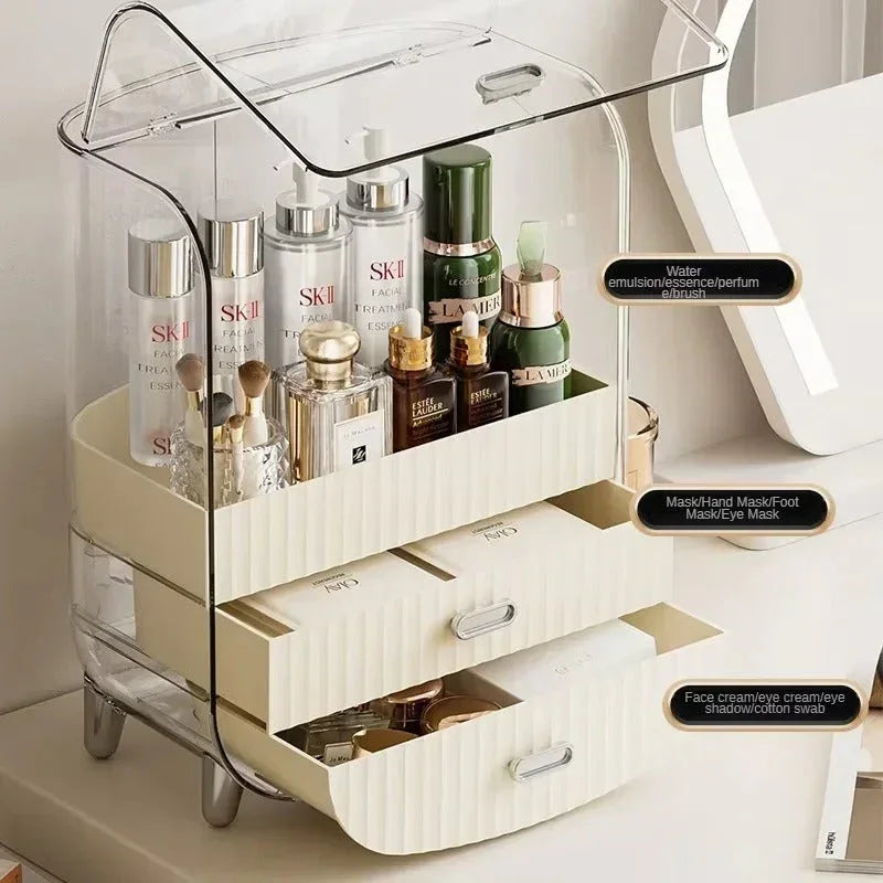 Multi Drawer Acrylic Cosmetic Storage Box - Budget Mart
