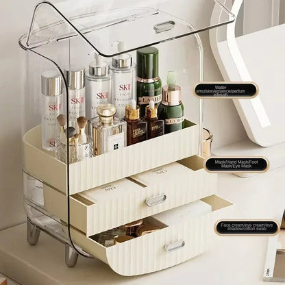 Multi Drawer Acrylic Cosmetic Storage Box - Budget Mart