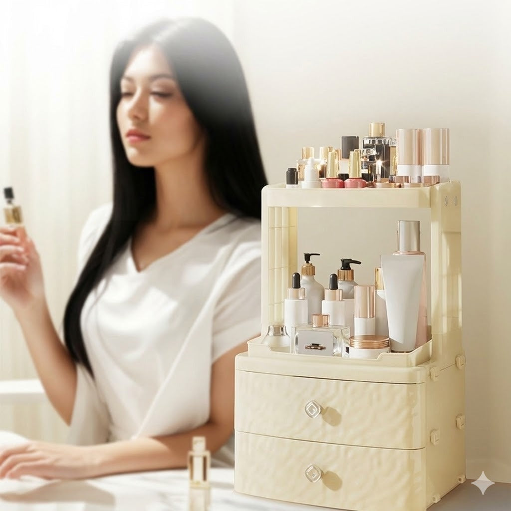 Multi-Layer Cosmetic Storage Box - Budget Mart