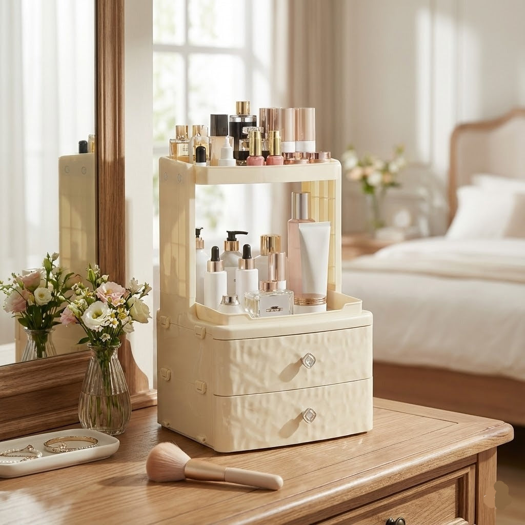 Multi-Layer Cosmetic Storage Box - Budget Mart