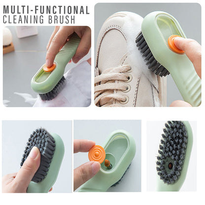 Multifunctional Cleaning Brush with Liquid Compartment
